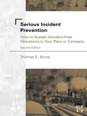 cover image of Serious Incident Prevention